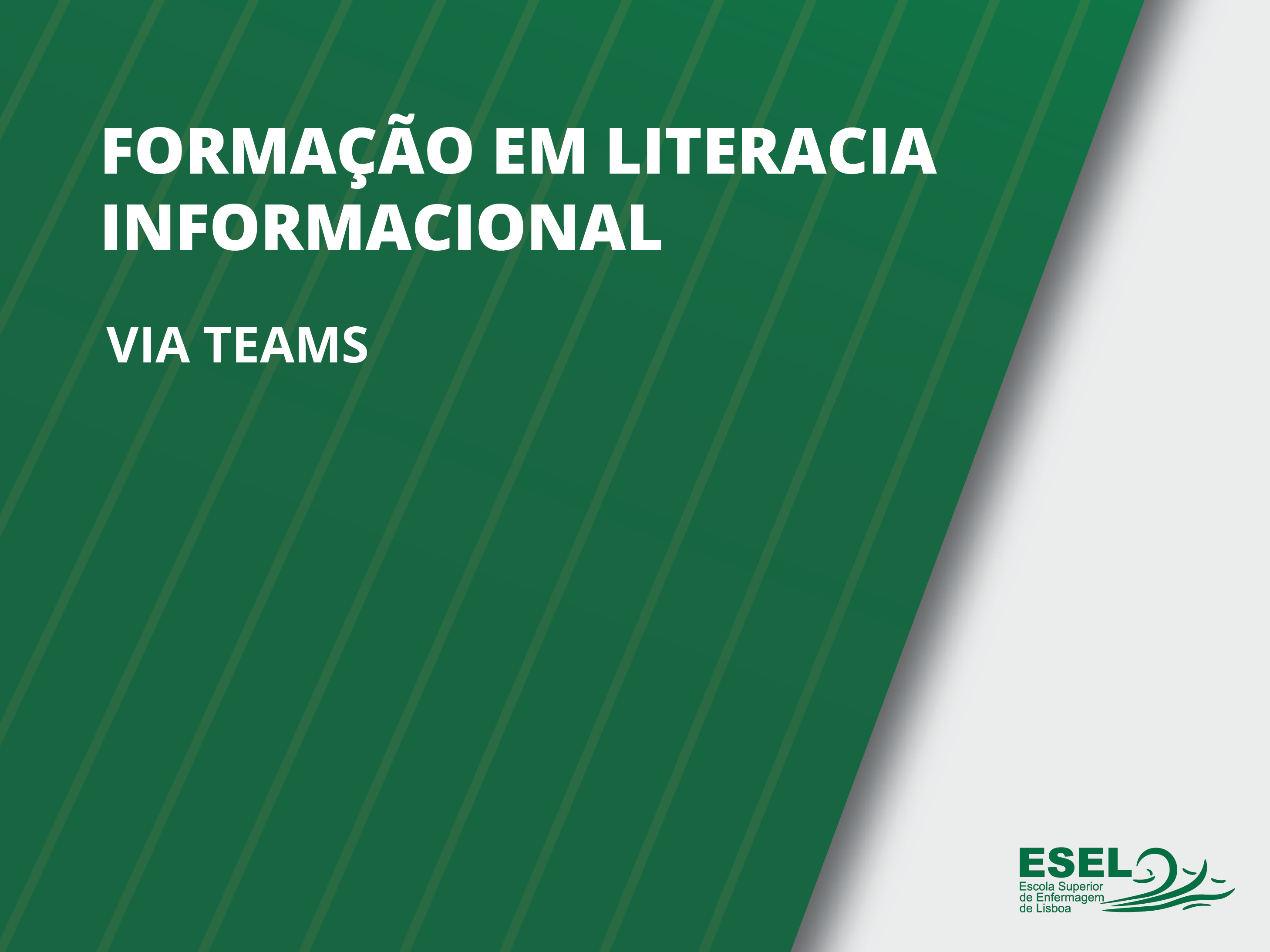 Formação em Literacia Informacional do CDB