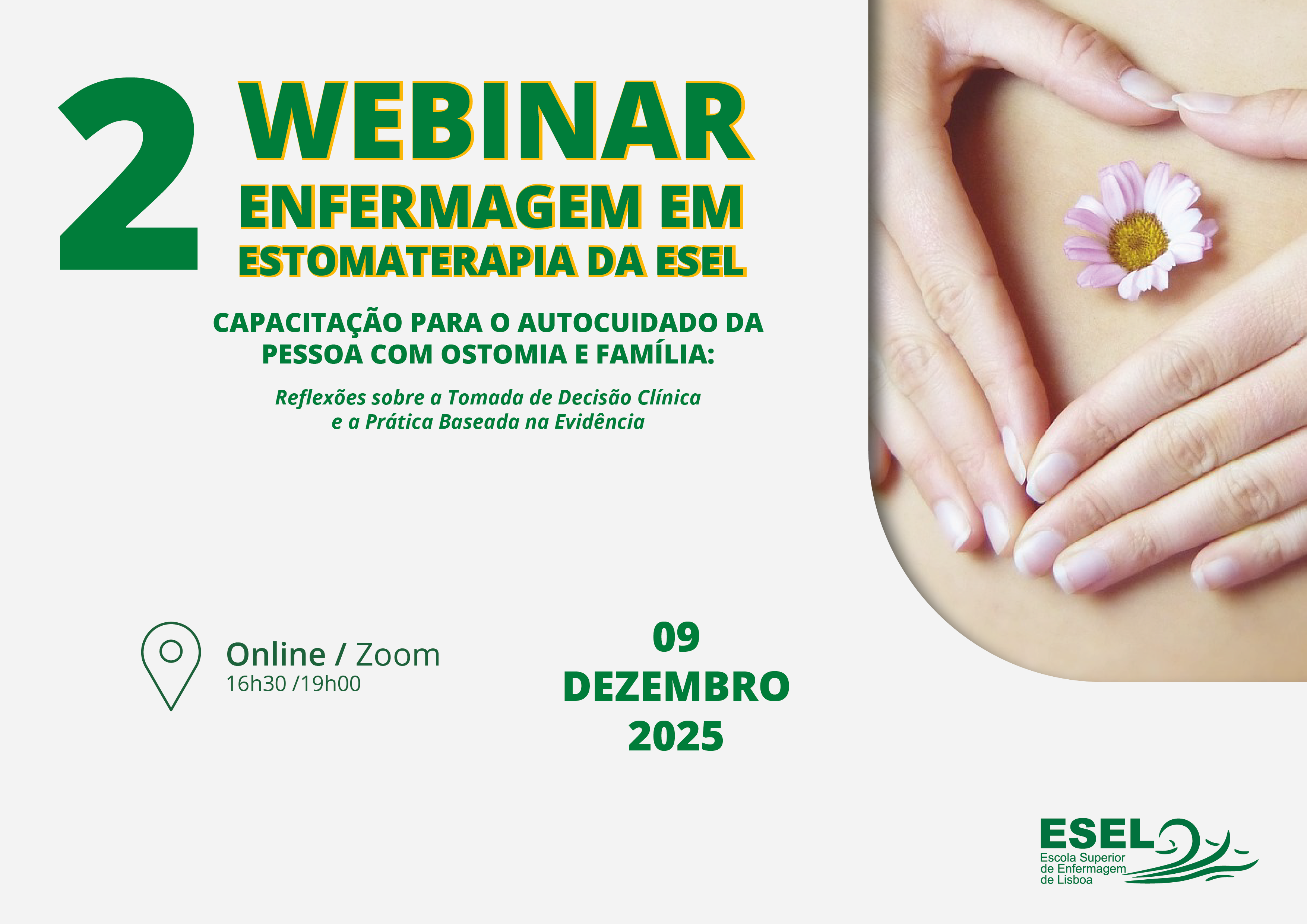 2.º Webinar Enfermagem em Estomaterapia da ESEL
