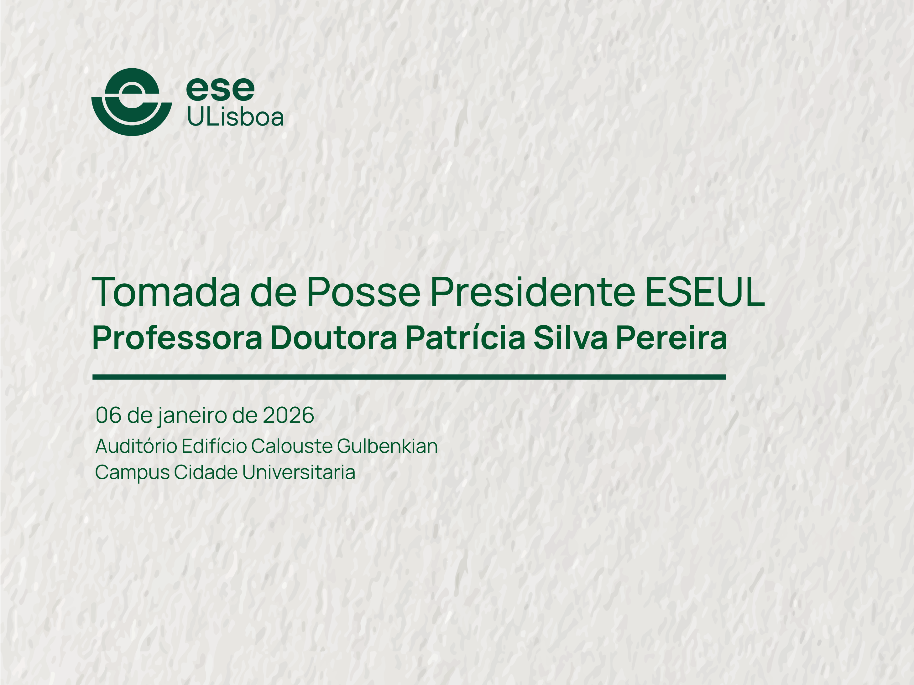 Tomada de Posse Presidente ESEUL