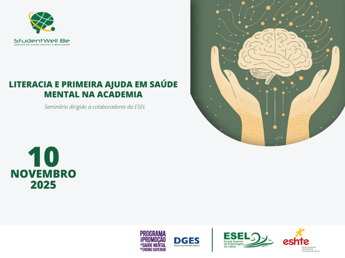 Seminário "Literacia e Primeira Ajuda em Saúde Mental na Academia"