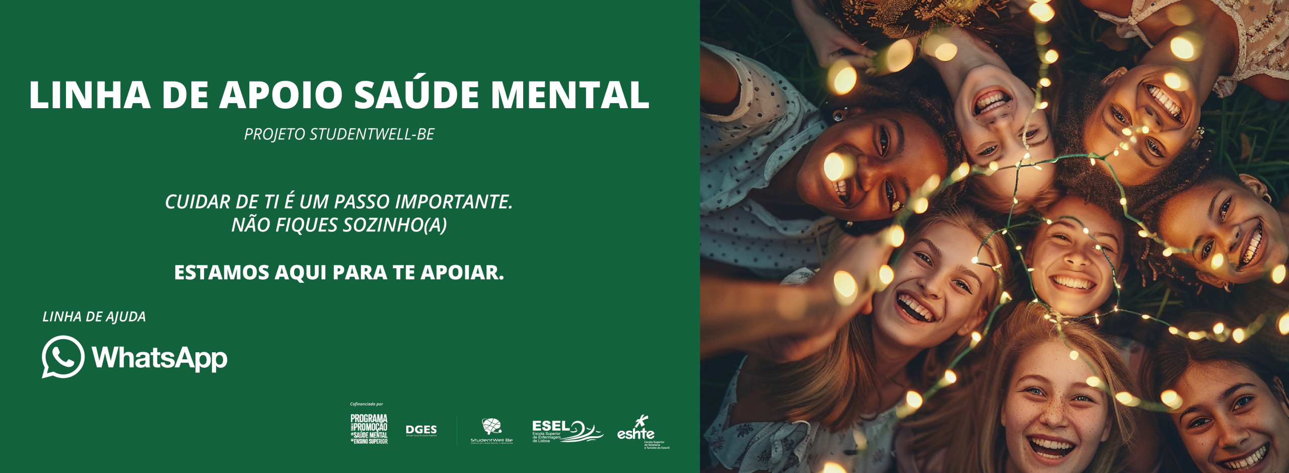 Linha de Apoio em Saúde Mental do Projeto StudentWell-Be