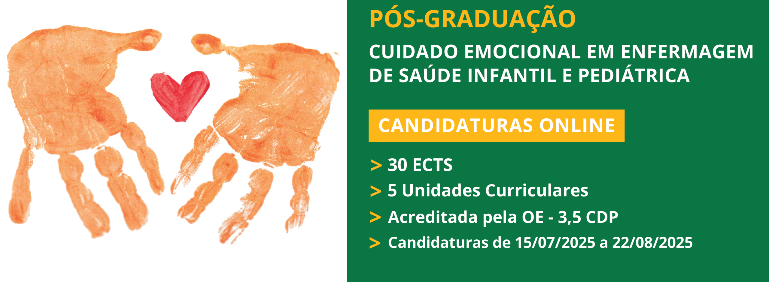 Pós-Graduação de Cuidado Emocional em Enfermagem de Saúde Infantil e Pediátrica
